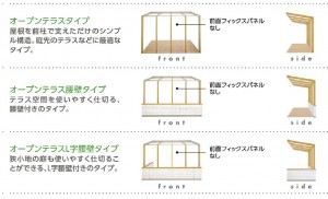 オープンテラスタイプ