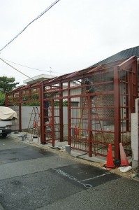 鉄骨ラス仕上げ (4)