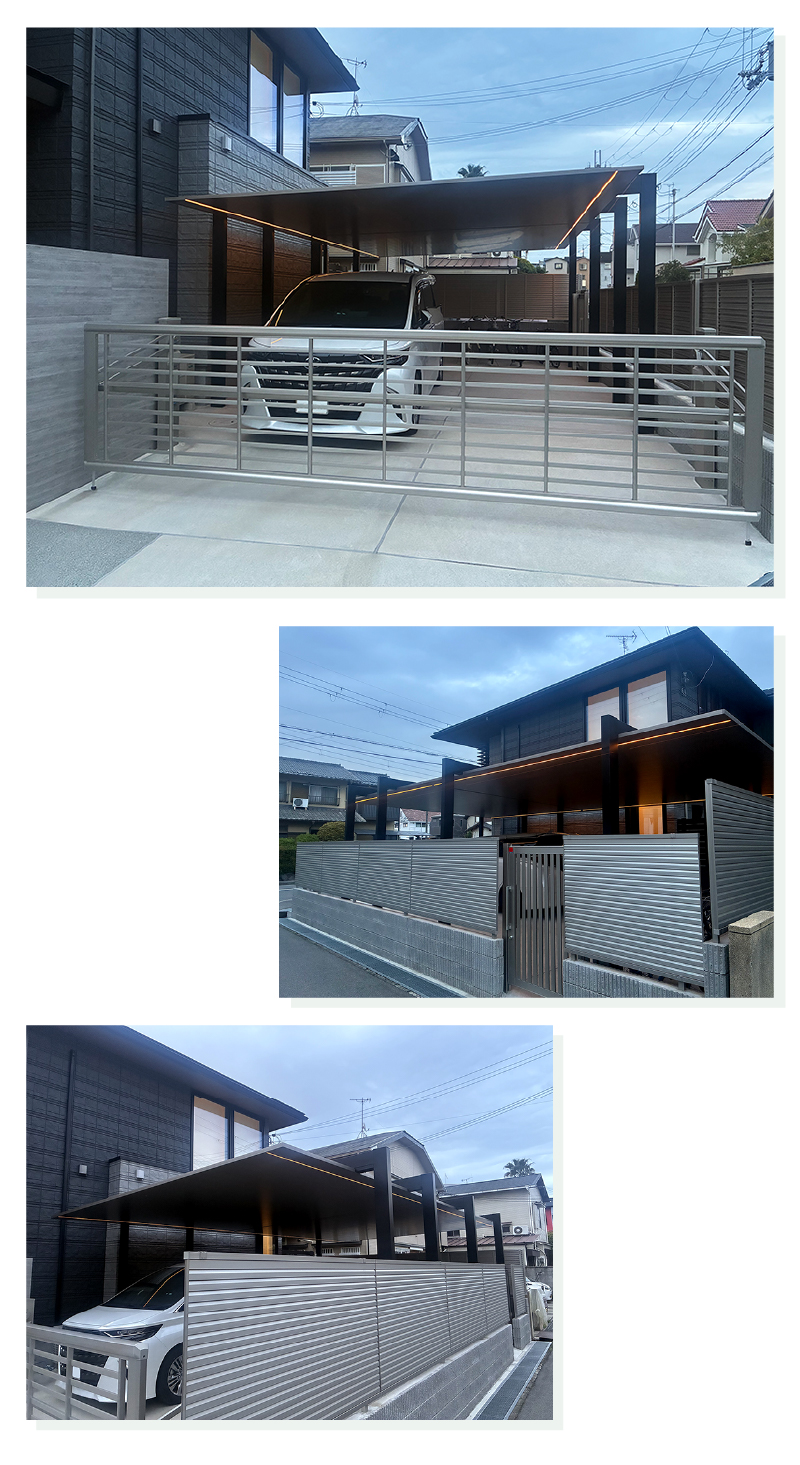 カーポート施工｜桑和施工実績
