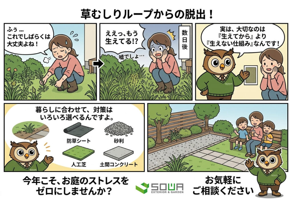 雑草対策｜桑和ブログ